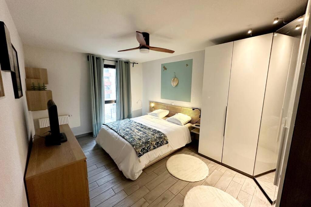 Bel Appart Design 2Ch, Mairie, Pkg, Wifi, Terrasse, Port Marianne Montpellier Exterior photo
